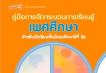 คู่มือการจัดกระบวนการเรียนรู้เพศศึกษา สำหรับนักเรียนชั้นมัธยมศึกษาปีที่ ๒